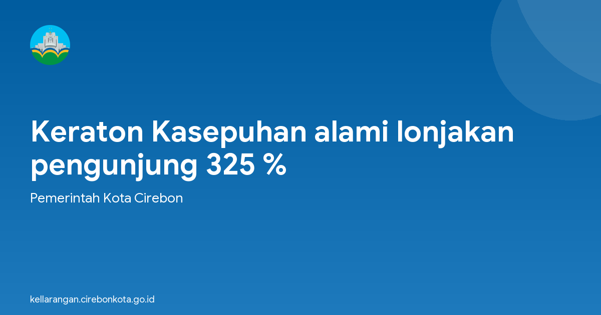 Keraton Kasepuhan alami lonjakan pengunjung 325 %