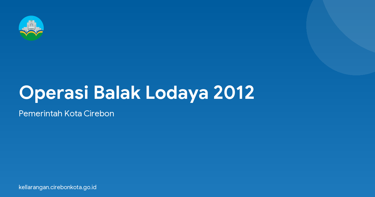Operasi Balak Lodaya 2012