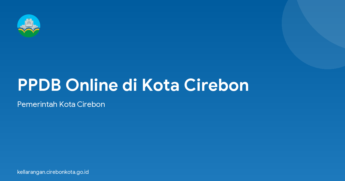 PPDB Online di Kota Cirebon