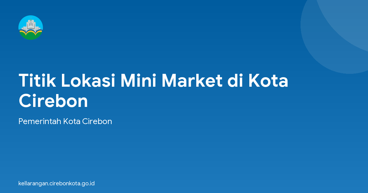 Titik Lokasi Mini Market di Kota Cirebon