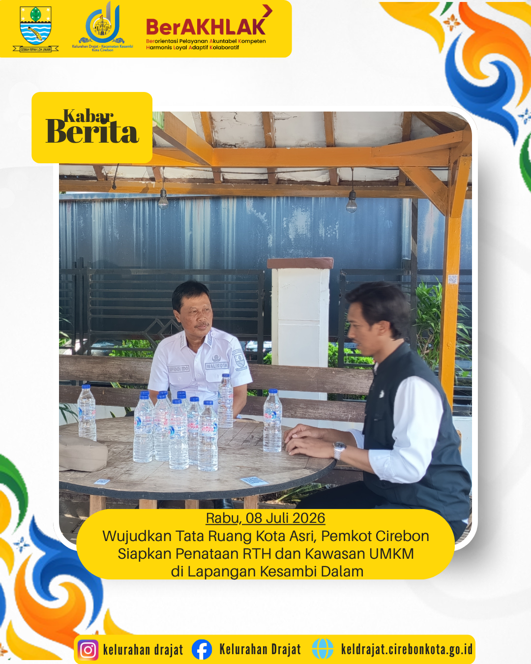 Wujudkan Tata Ruang Kota Asri, Pemkot Cirebon Siapkan Penataan RTH dan Kawasan UMKM di Lapangan Kesambi Dalam
