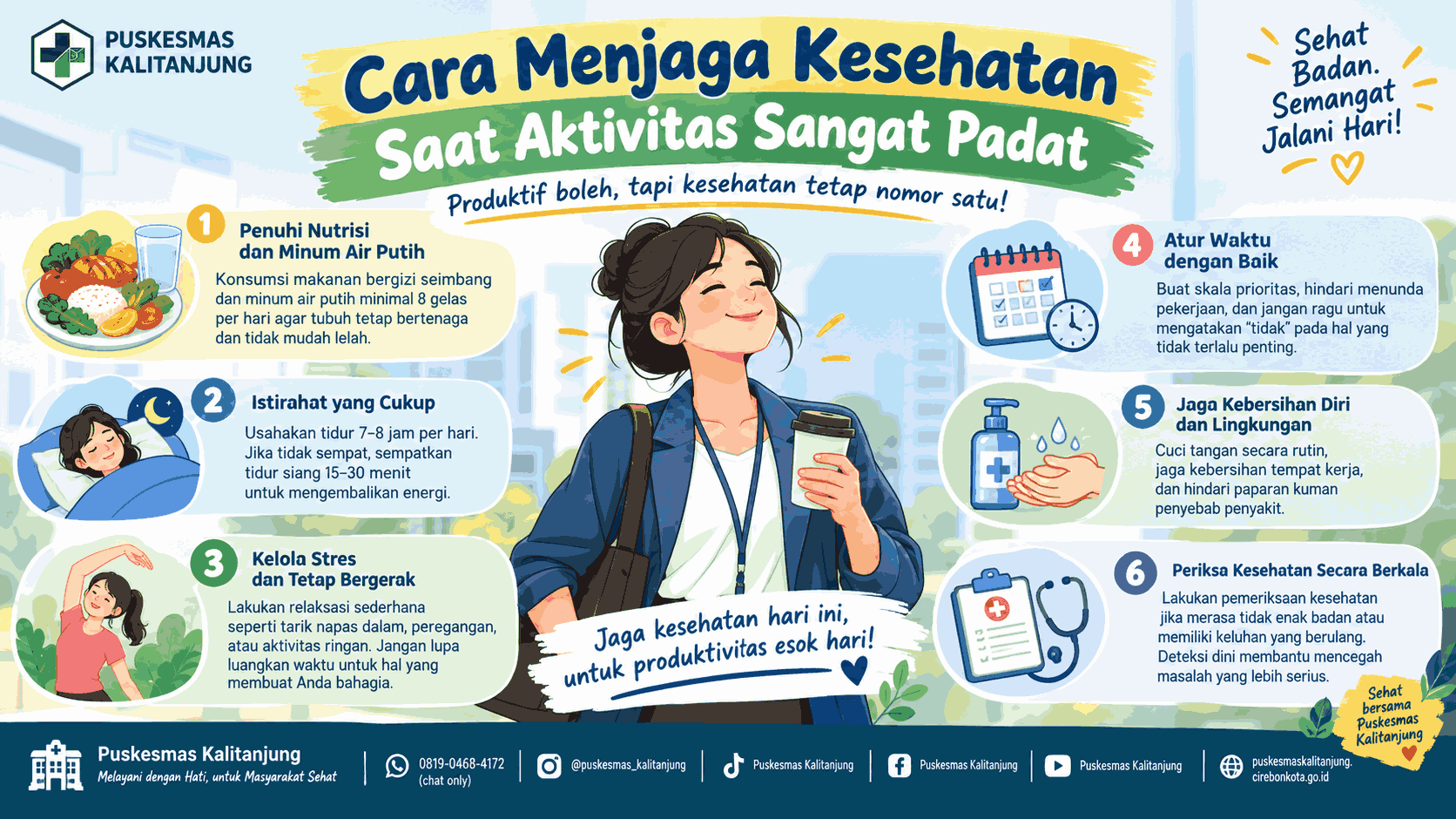 Cara Menjaga Kesehatan Saat Aktivitas Sangat Padat